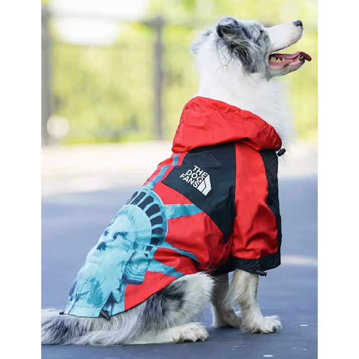 

Ветрозащитная куртка для домашних животных, водонепроницаемый плащ, пальто для собак