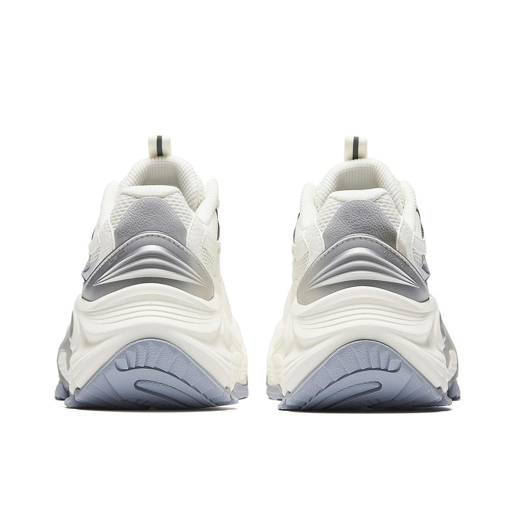 Anta Star Moon 3 Mecha Shoes Fashion Casual Women Sneaker Pure-White Crimson-Red Chip-Gray 922548891-1