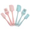 3pcs/set Cream Scraper Diy Bread Cake Butter Spatula Mixer Oil Brush Kitchen Baking Tool Silicone Spatula Non-stick Kitchen