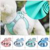 Reflective Puppy Chest Strap Breathable Dogs Cat Walking Leads Set Dog Harness Vest  Outdoor