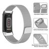 Milanese Strap For Fitbit Charge 6 5 4 3 Watchband Replacement Band Charge6 Wristband Stainless Steel Magnetic Bracelet