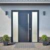 VidaXL Jardinières 2 pcs anthracite 30x30x30 cm acier, jardinière d'extérieur, boîte à fleurs, boîte de jardin, jardinière 851043