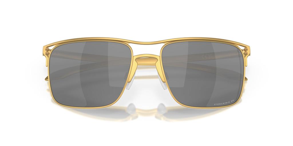 Oakley OO6048 Holbrook Ti Satin Gold Black Polar 57mm Sunglasses, Frame/Prizm Lens,