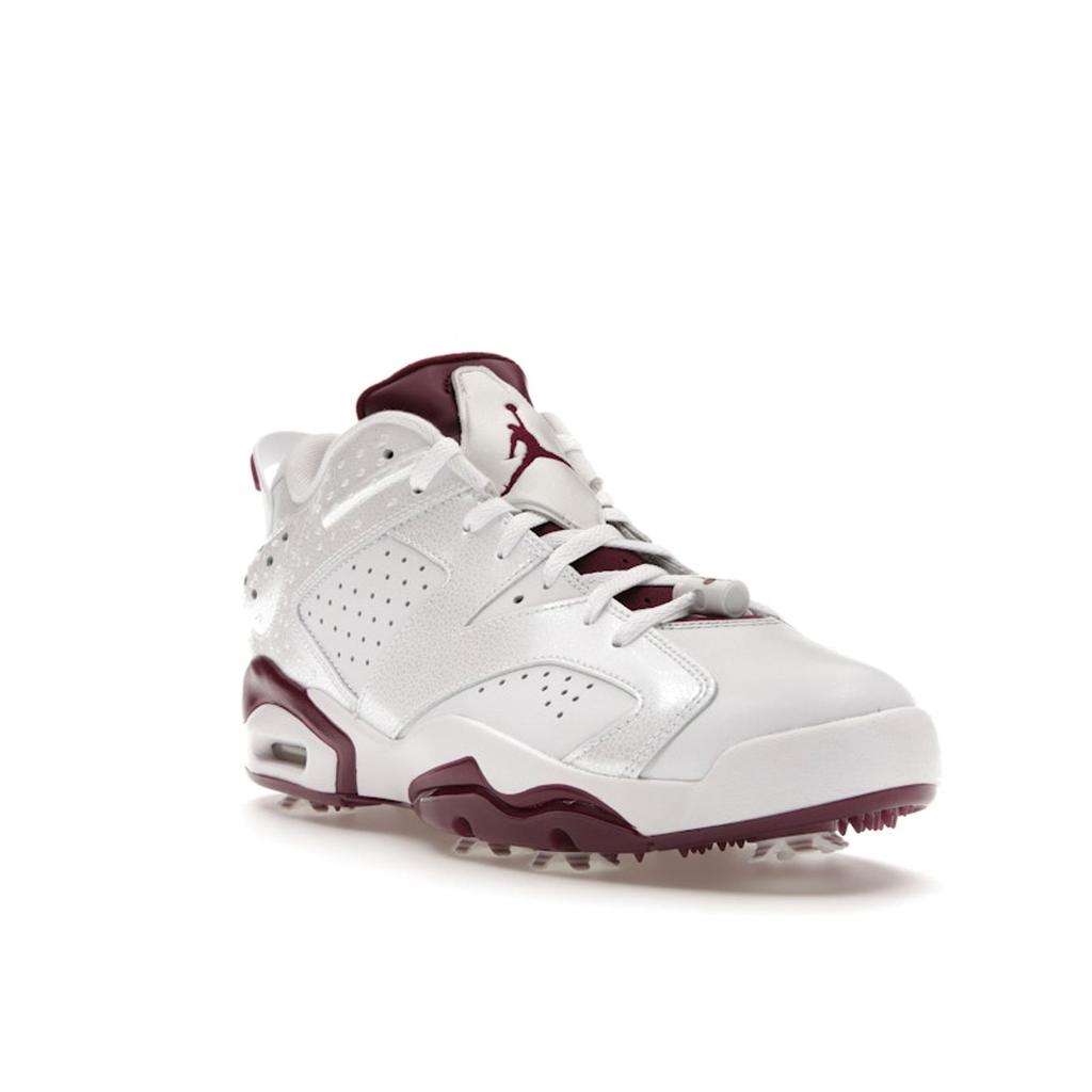 Air Jordan 6 Retro Low Golf NRG Bordeaux Unisex Sneakers White DV6796-116