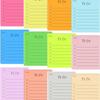12PCS Memo Book Kawaii To Do List Tearable Message Book Daily Planner Memo Book Stationery Writing Book