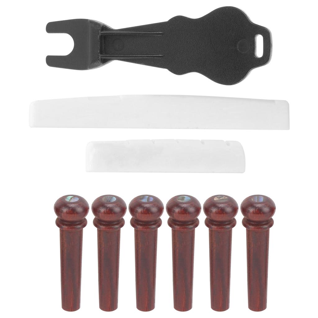 Gitarrenbrückenstift-Zieher aus Cocobolo-Holz, Zubehör für Saiteninstrumente, ErsatzMX0230D