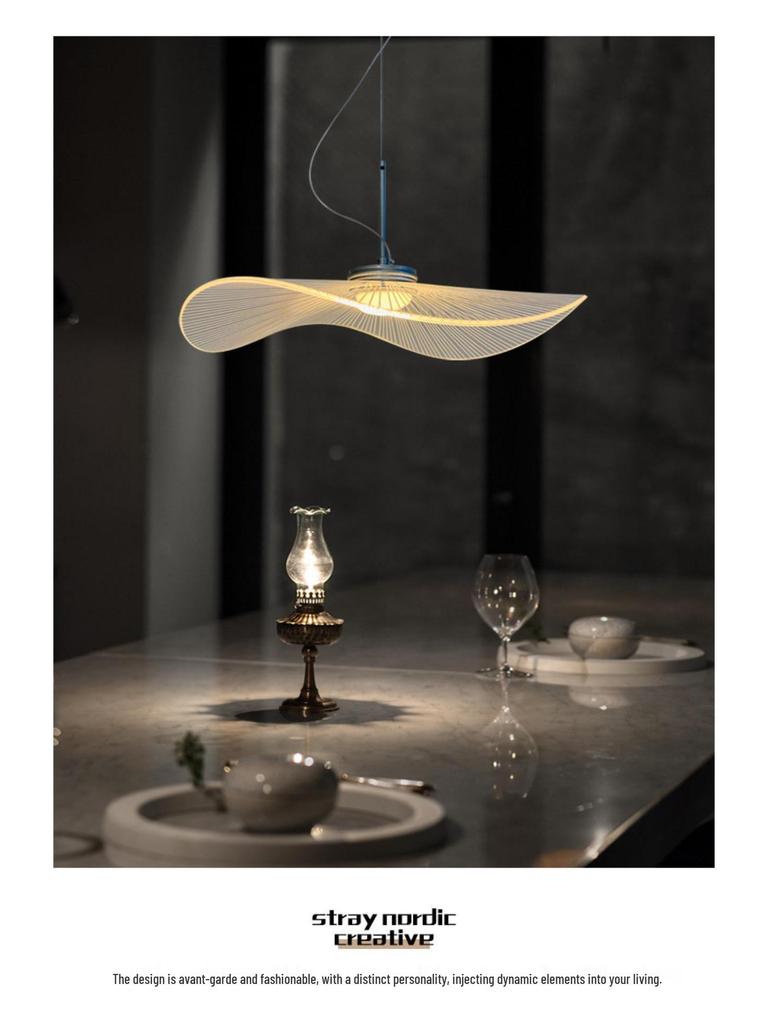 Nordic Lotus Leaf Jellyfish Chandelier for Restaurants and Bars