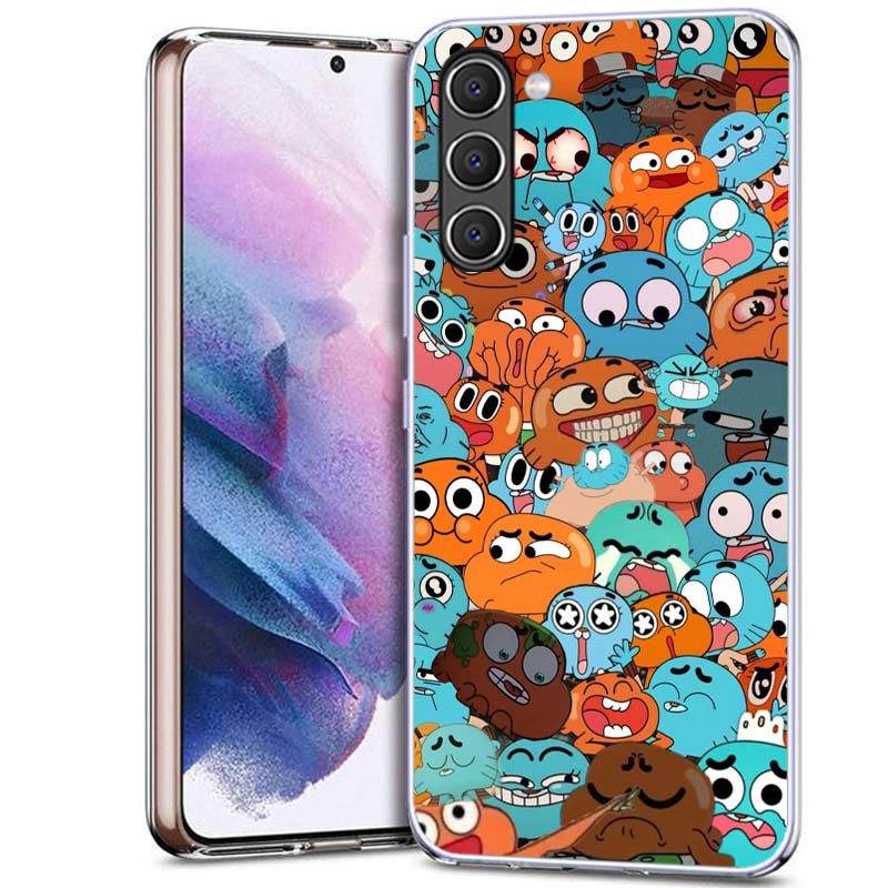 Cartoon The Amazing World of Gumball Phone Case for Samsung A16 A26 A36 A56 A17 A37 A57 A07 A06 A02S A12 A22 A32 A52S A72 Galaxy