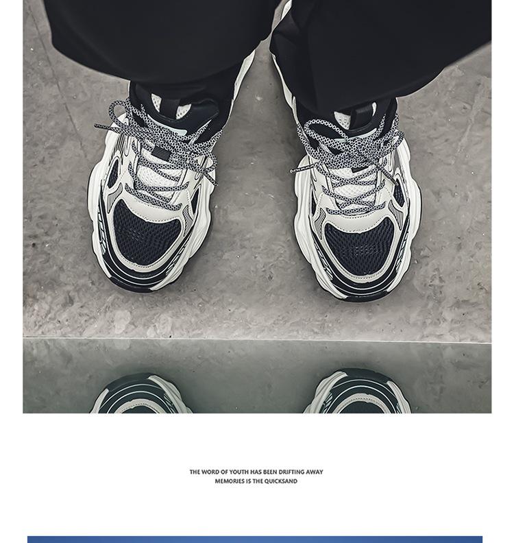 Putian Men's Autumn Mesh Breathable Non-Slip Casual High-End Dad Shoes