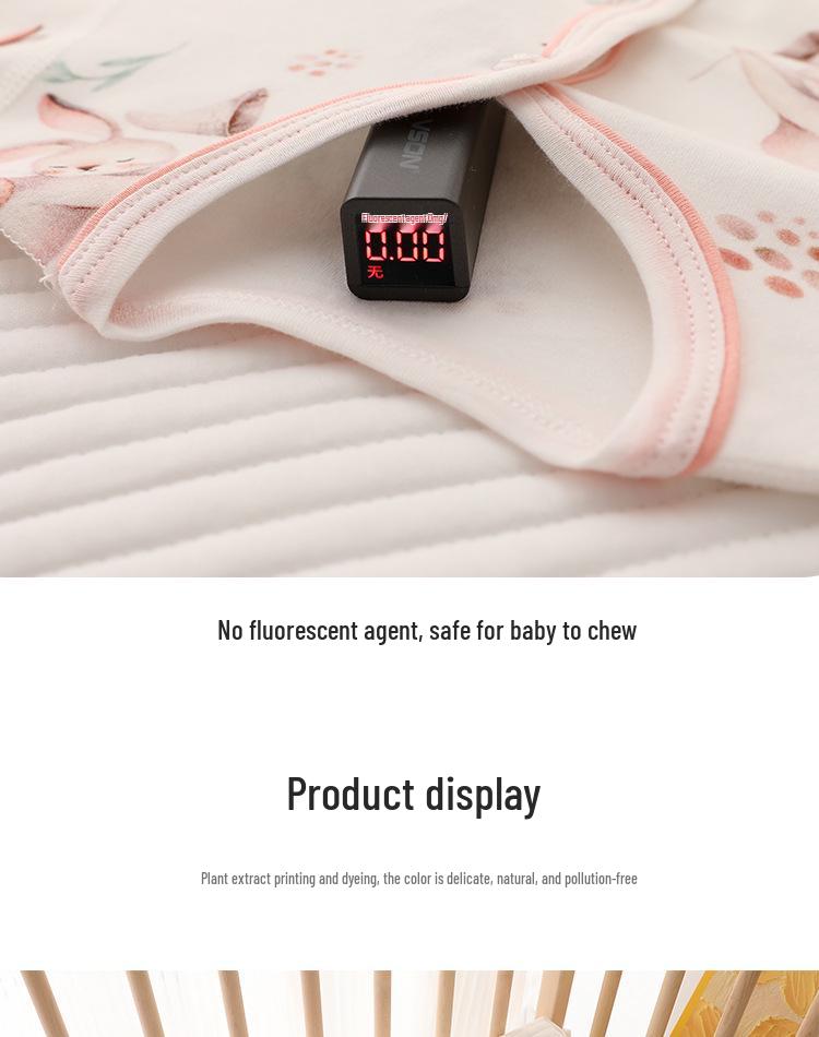 Novorozenecká chlapecká a dívčí dvoudílná sada dlouhého spodního prádla - Podzimní/zimní pyžamo