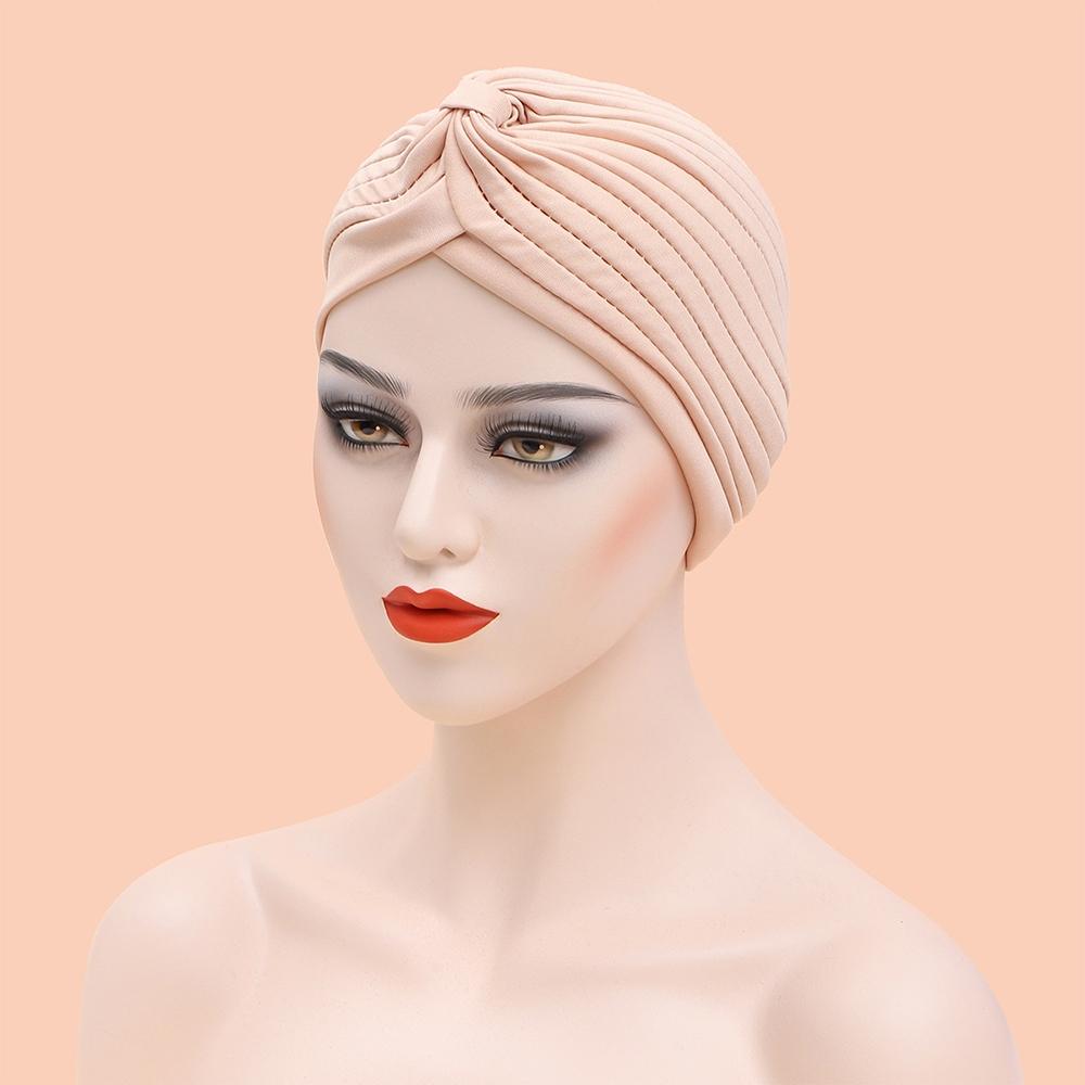 Women's Muslim Head Scarf Turban Cap Stretchable Hat for Hair Loss & Chemo