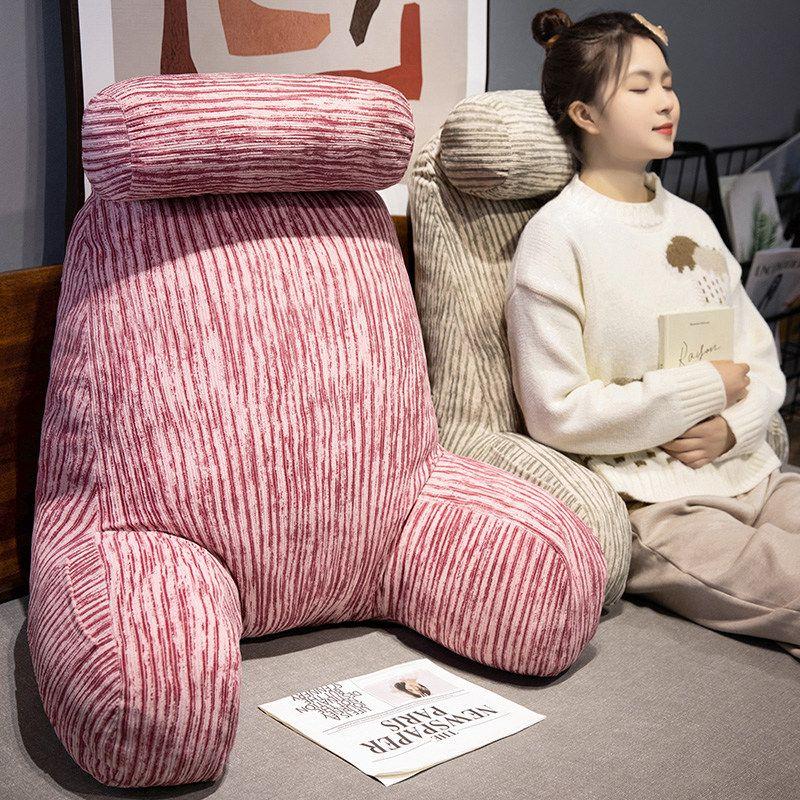Nap Pillow Tatami Pillow Pregnant Women's Pillow for Waist Protection Sofa Soft Bag Large Backrest Headboard Cushion Office Dormitory Enlarged Pillow