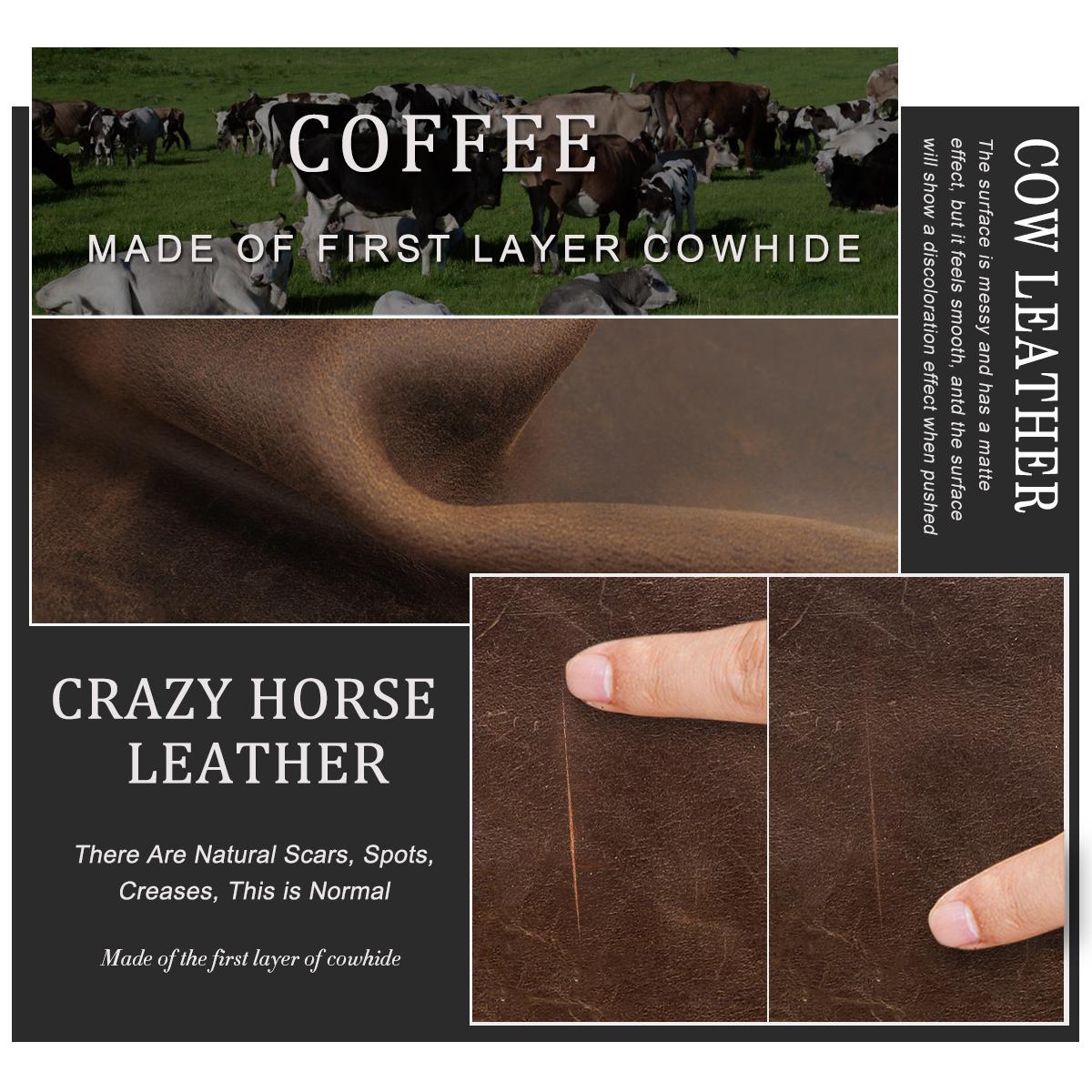 Мужская поясная сумка CONTACT S из натуральной кожи — фото 8