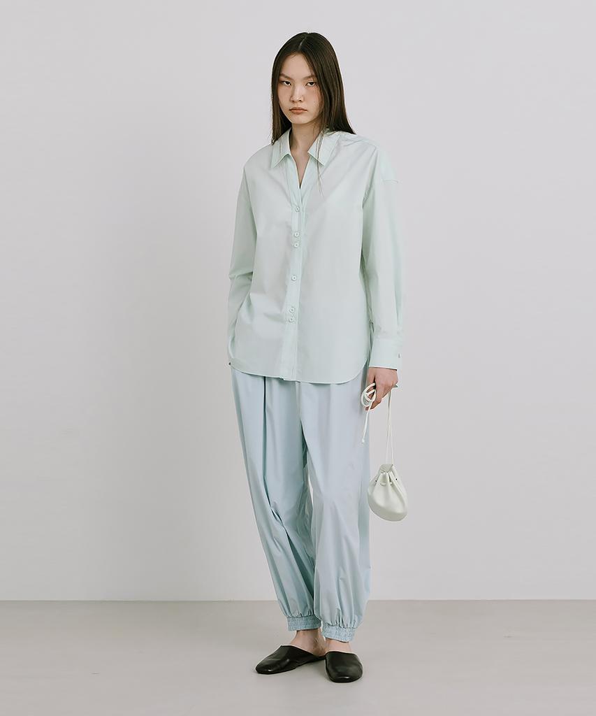 Bundercammer Shirred Moon Jar Pants_Light Blue