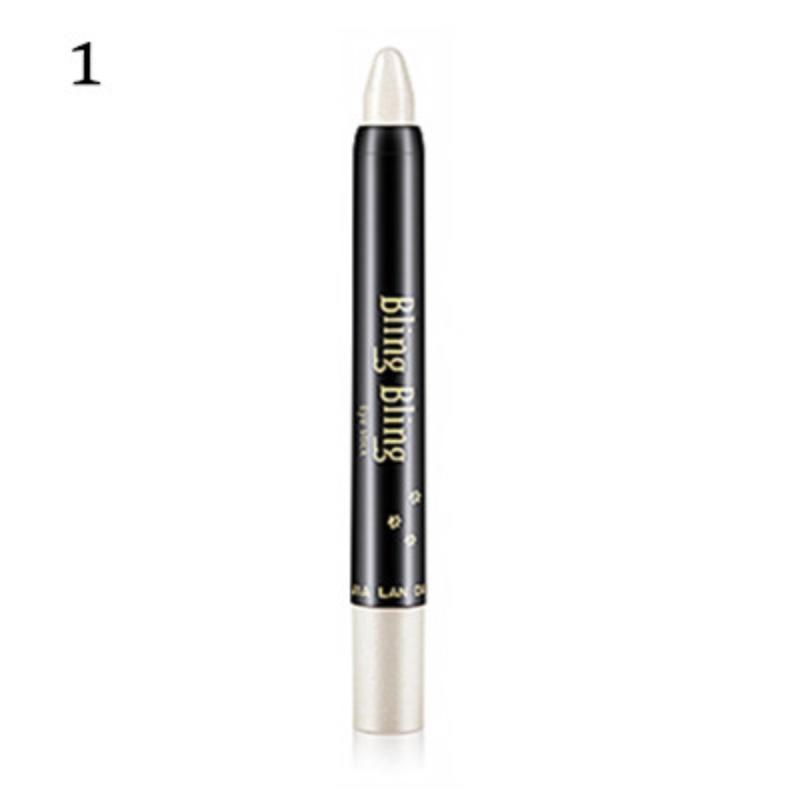 Bâton de crayon de fard à paupières nacré imperméable, 15 couleurs, paillettes durables, stylo d'ombre à paupières scintillant, Eyeliner, outils de maquillage pour les yeux