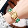 Women Creative Irregular Crystal Watch Quartz Wristwatches Bracelet Watches