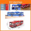 Red Interactive Bus Toy Vehicle Model With Music Stories Lights For Fun Playtime