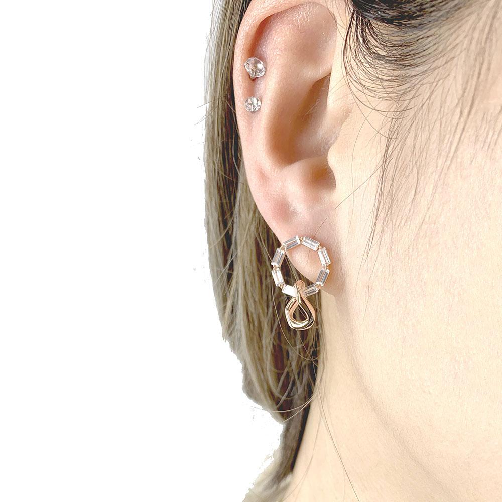 F House Chain Earrings (7031298)