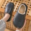 Fashion Litfun Winter Warm Cotton Slippers Indoor And Outdoor Waterproof Walking Shoes Fluffy Non-Slip Sandals For Women Men Slippers