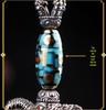 Tibetan Ritual Tools: Retro Silver Yueling Knife, Elephant Trunk Pendant, Vajra Pestle Accessories - Unisex Cultural Gifts