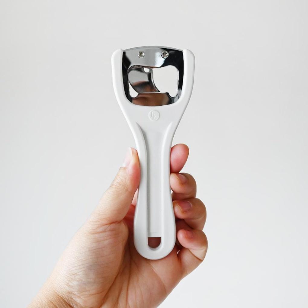 White Simple Bottle Opener Can Opener