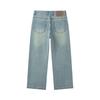 NVG·YOUNG Men's Wide Straight Loose Denim Jeans