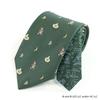 Curious George Character Necktie (Hat and Banana Pattern) UND49160 Green