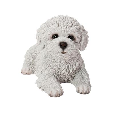 Ubia Viscount Frise x 11 x 12cm Figur Tier Garten Dekoration Hund H21136 Mit dem Gesicht nach unten 20.5