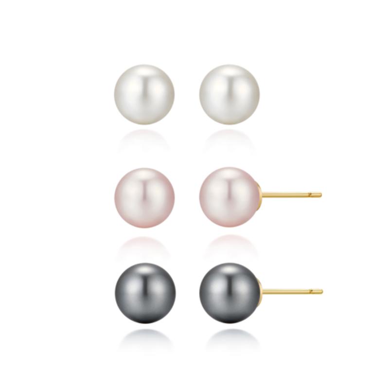 CRANNE 14K Pearl Earrings (Gold Filled) C24EGF067