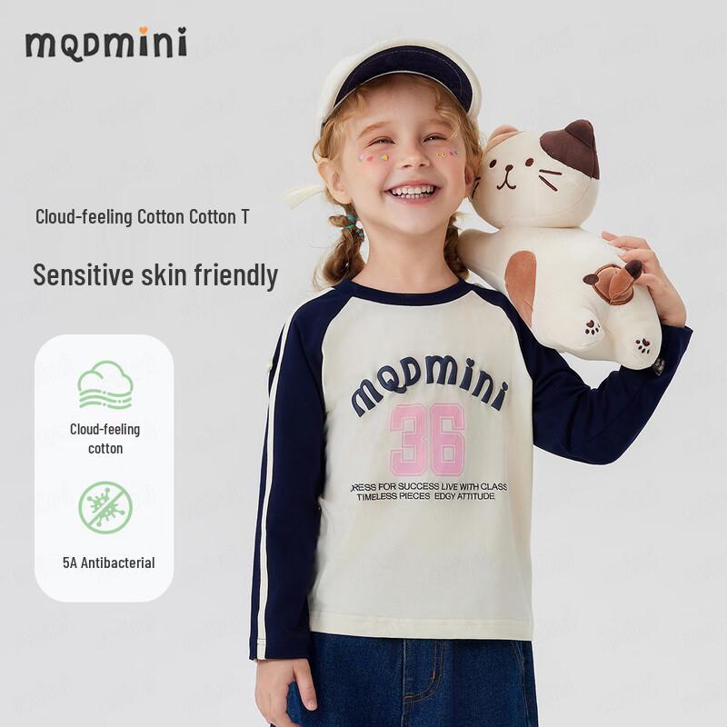 

Girls Long-Sleeve Bow T-Shirt 90