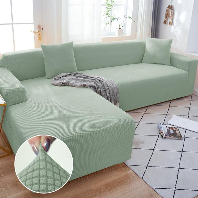 1/2/3/4 siège polaire élastique housses de canapé pour salon fauteuil couverture L forme coin canapés couverture canapé housse pour la maison
