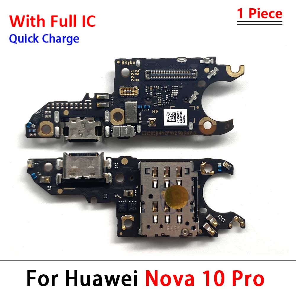 Neu Für Huawei Nova 5 5T 7 7i 8 8i 9 10 Pro SE 5G USB-Ladegerät Dock-Anschluss Ladeanschluss Mikrofon Flexkabel