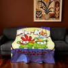 Süße Cartoon-Spiel-lustige O-Om N-Nom Decke Super Warm Bequem Plüsch Überwurfdecke Kind Zuhause Sofa Schlafzimmer Geschenk