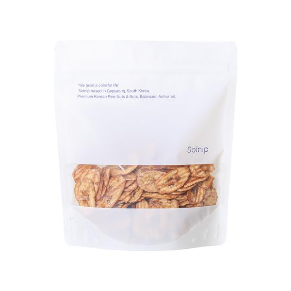 Сладкие запеченные банановые чипсы Solnip, 200 г, 1 шт., корейские орехи