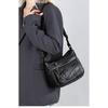 Large Capacity Single Shoulder Lightweight Soft Leather Crossbody Bag