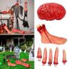 Fake Hands Horror Props Haunted House Lifesize Bloody Hand Fashion Latex Toys