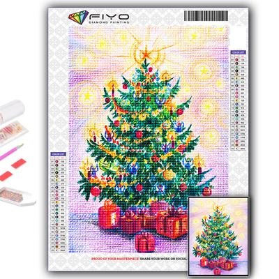 Diamante ricamo albero di Natale Babbo Natale pupazzo di neve 5D pittura diamante fai da te punto croce strass