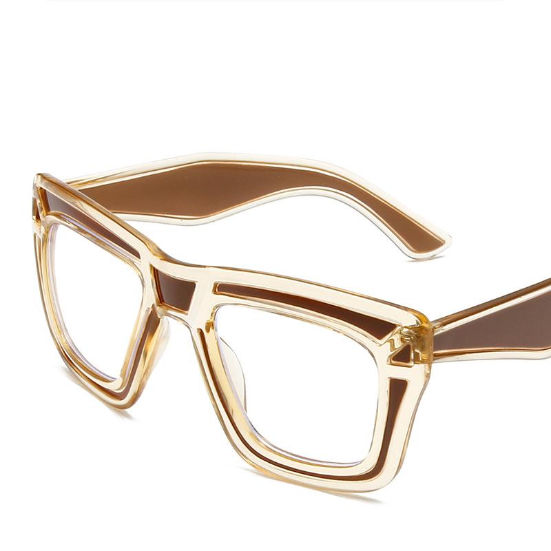 Fashion Cat Eye Dopamine Glasses Women European American Stylish Square Eyeglass Frames Anti Blue Light  Man Transparent Computer Eyeglasses