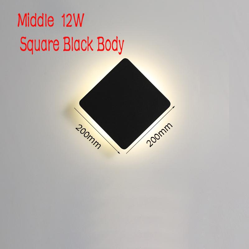 Indoor LED Wall Lamp Living Room Decoration Wall Light Home Lighting Aluminum Wall Lamp Fixture Loft Stair Light AC85-265V