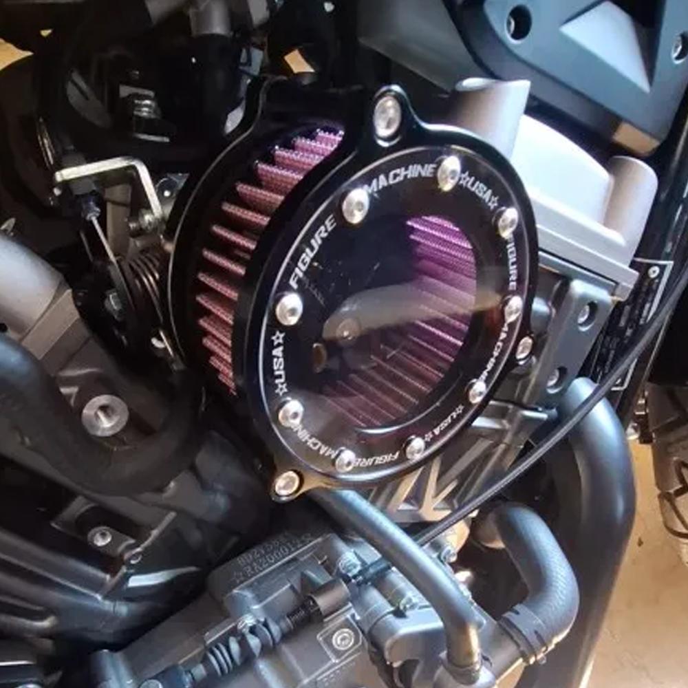 Motorcycle Vintage Air Cleaner Intake Systems Air Filter For Benda BD 300 BD300 KEEWAY-BENDA V302C Keeway V-Cruise 125