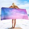 Beach Towel Oversized Travel Beach Towels Blanket Sand Free Quick Dry Absorbent Pool Towels Hawaiian Beach Bath Towel Pink Sky