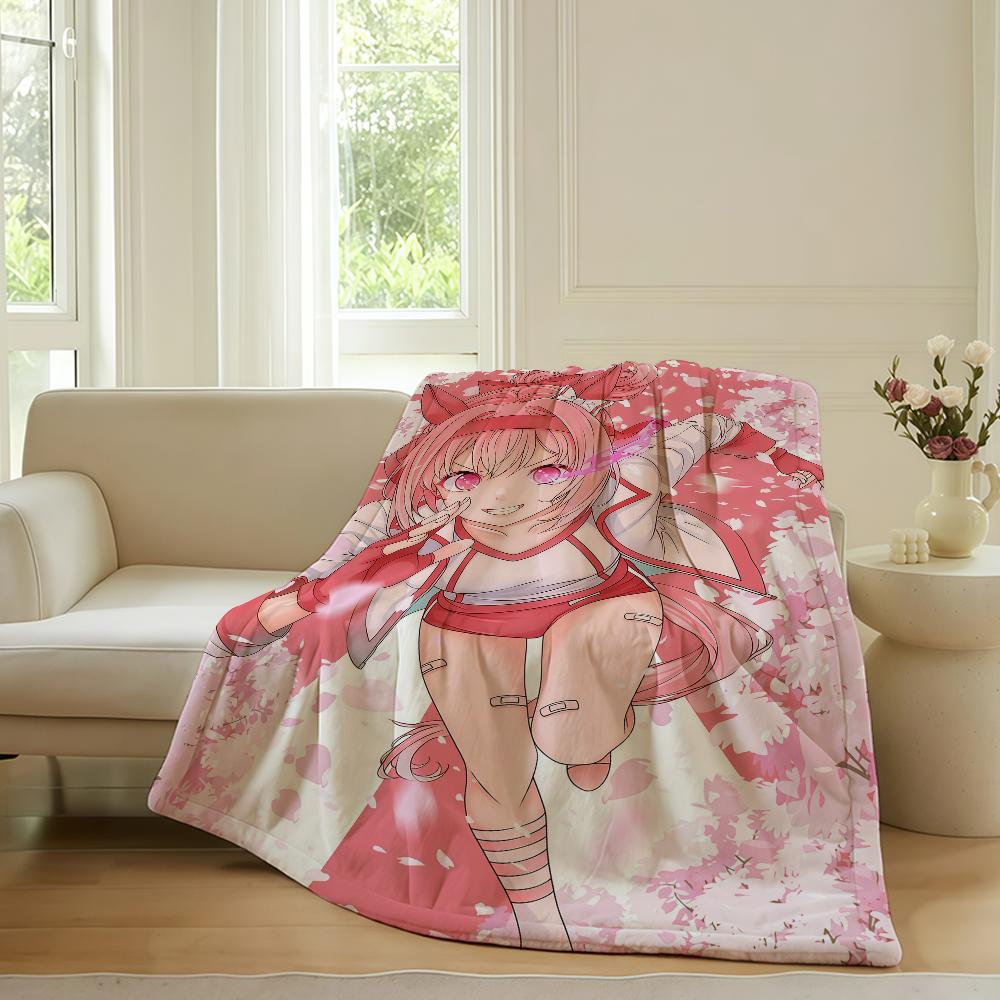 Anime Umamusume Pretty Derby Blanket For Sofa Office Bed Plane Travel Sleep Read Relax Camping Soft And Warm