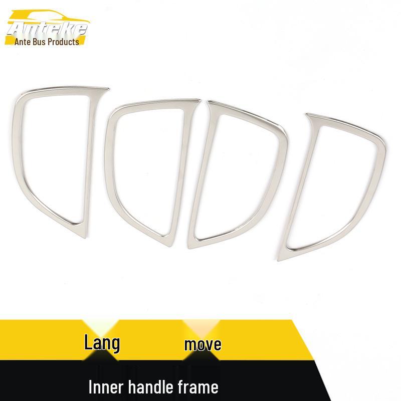 Elantra Interior Door Handle Anti-Scratch Decorative Stainless Steel Frame Sticker