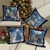 Christmas Pillowcases: Santa, Snowman, Tree & Train Themed Decor! Sofas, Bedroom Pillow Covers, Holiday Gifts