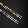 European and American Fashion Single Product Stainless Steel Gypsy 1:1 Full Brick 1:1 Bracelet Trendy Hip-hop Personalized Fashion Chain