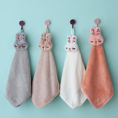 Weiches, saugfähiges Handtuch, Küchen-Hängeband, süßes Cartoon-Wischtuch, Handtuch, Tischdecke, Taschentuch, Toilette