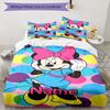 3pcs Custom Name Minnie Bedding Set Duvet Cover Closure Includes 1 Duvet Cover & 2 Pillowcases, Soft and Comfortable for All Seasons.