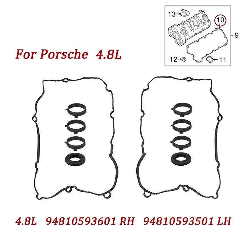 Engine Valve Cover Gasket RH LH 94810593601 94810593501 For Panamera 3.6L 4.8L V6 V8 2010-2016-X59A