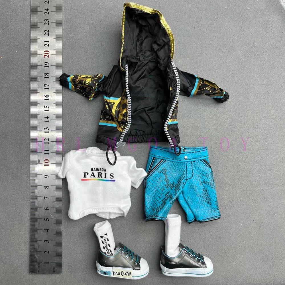 Original Multi Style Rainbow Middle School 28cm Doll Clothes and Shoes Set Fashion Dressing Girls' Holiday Gift Toys