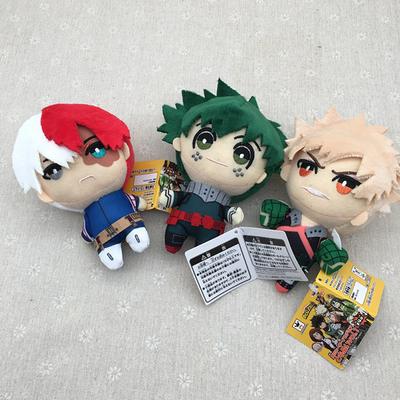 Anime My Hero Academia Bakugou Katsuki Midoriya Izuku Deku Roztomilý plyšový přívěsek